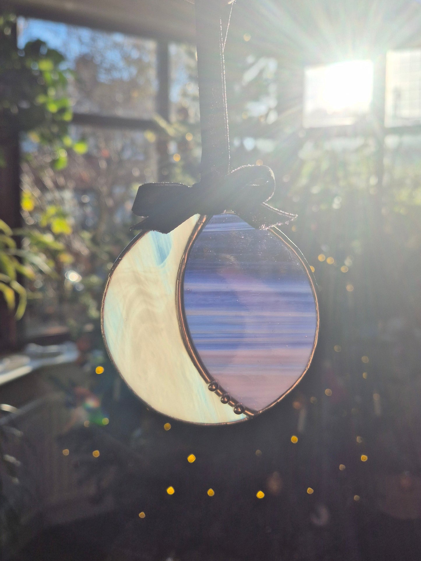 Crescent Moon - Small Hanging Ornament