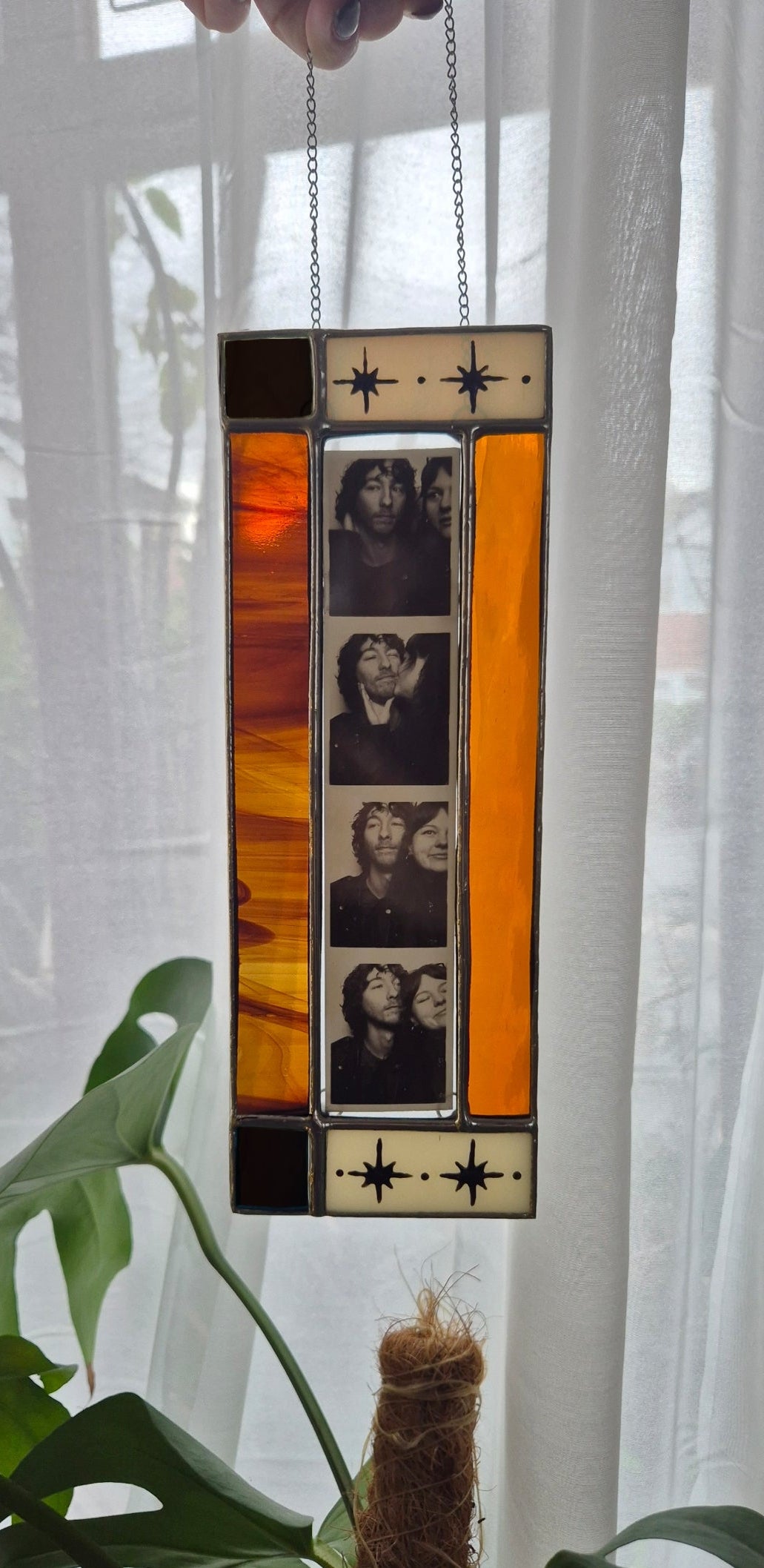 Orange & Brown Photobooth Frame - Film Booth