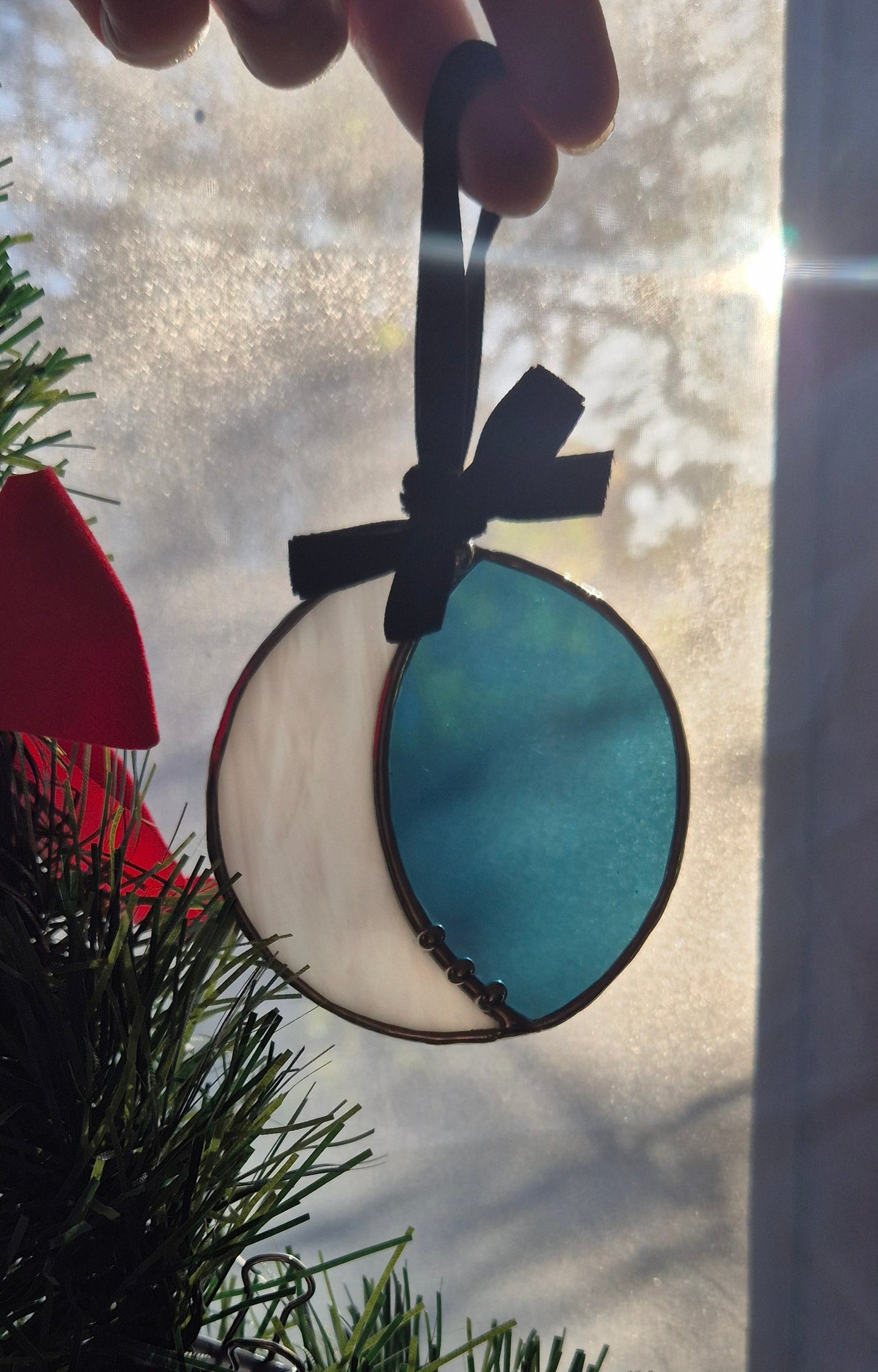 Crescent Moon - Small Hanging Ornament