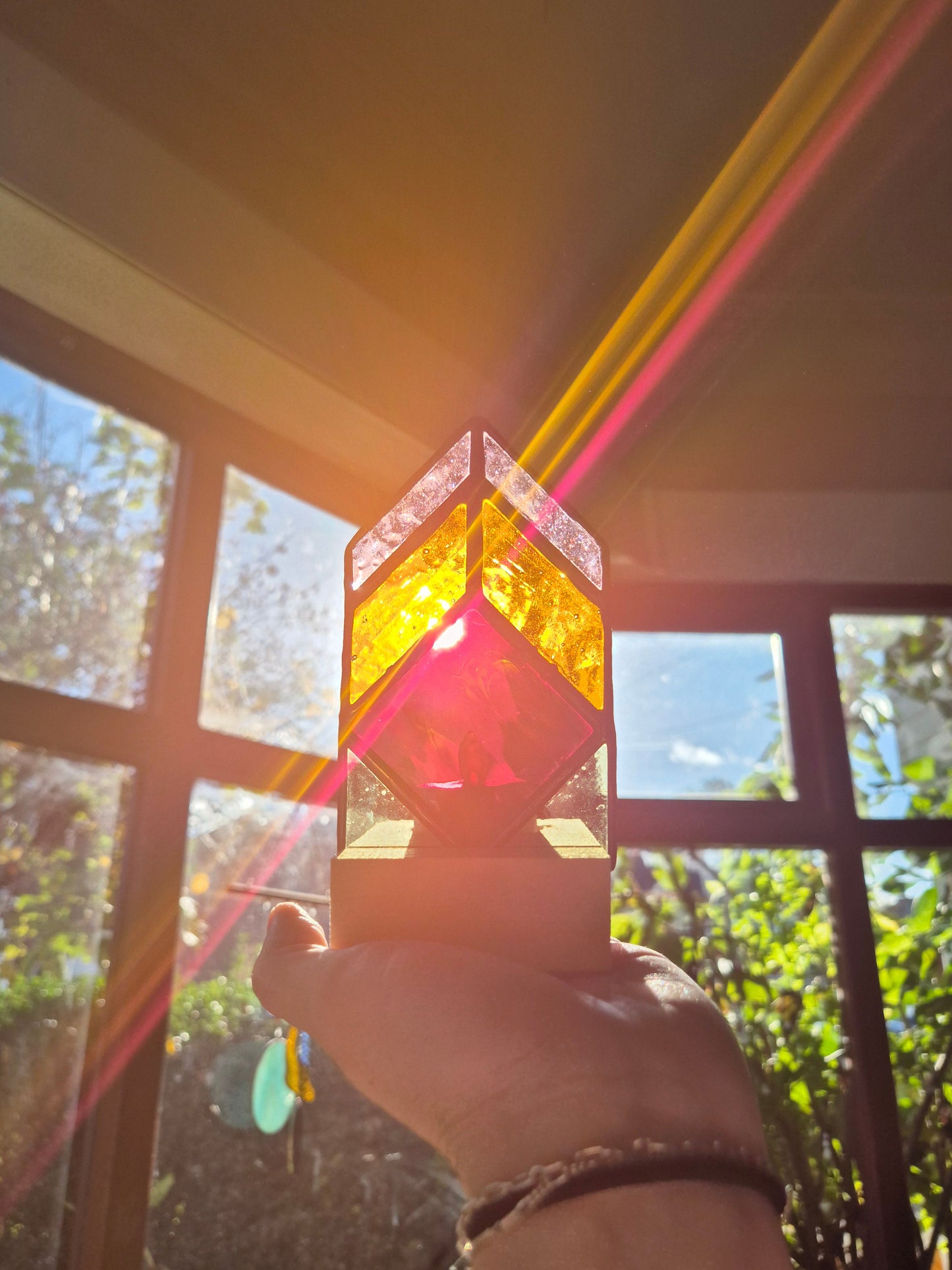 Tea Light Stained Glass