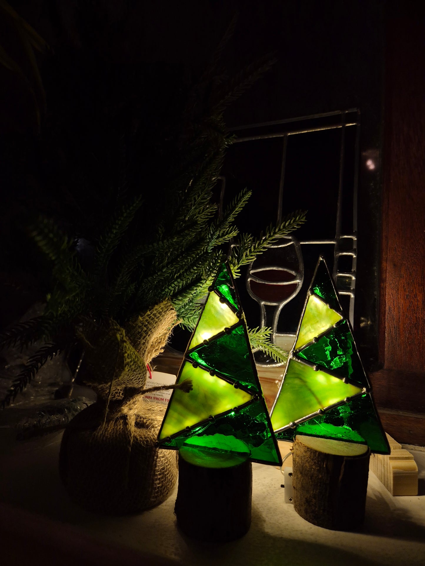 Christmas Tree - Single Light Up Standing Tree