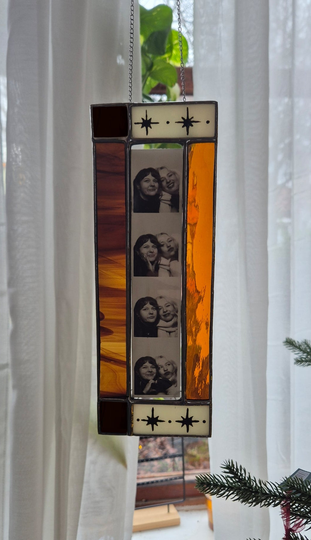 Orange & Brown Photobooth Frame - Film Booth