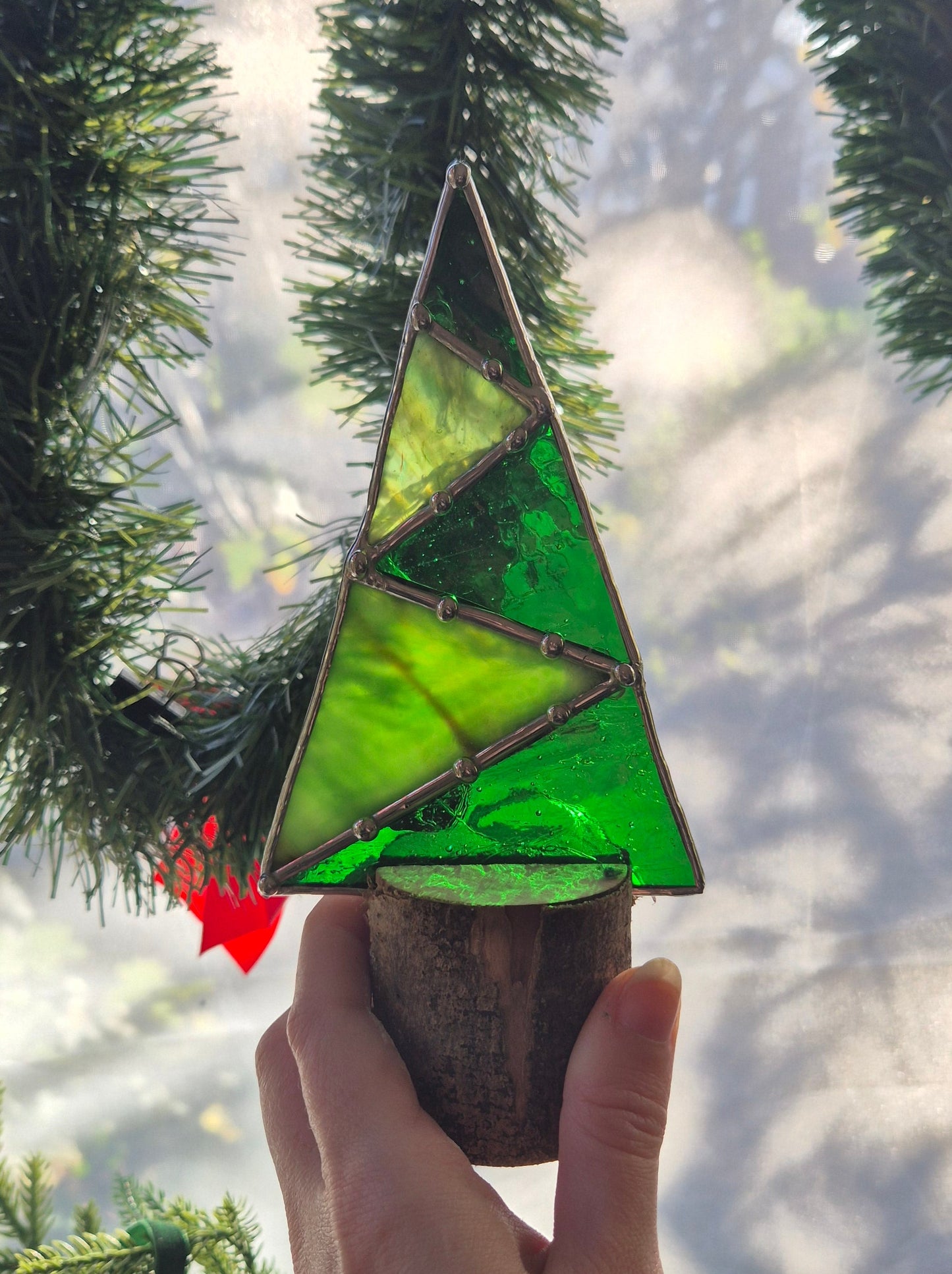 Christmas Tree - Single Light Up Standing Tree