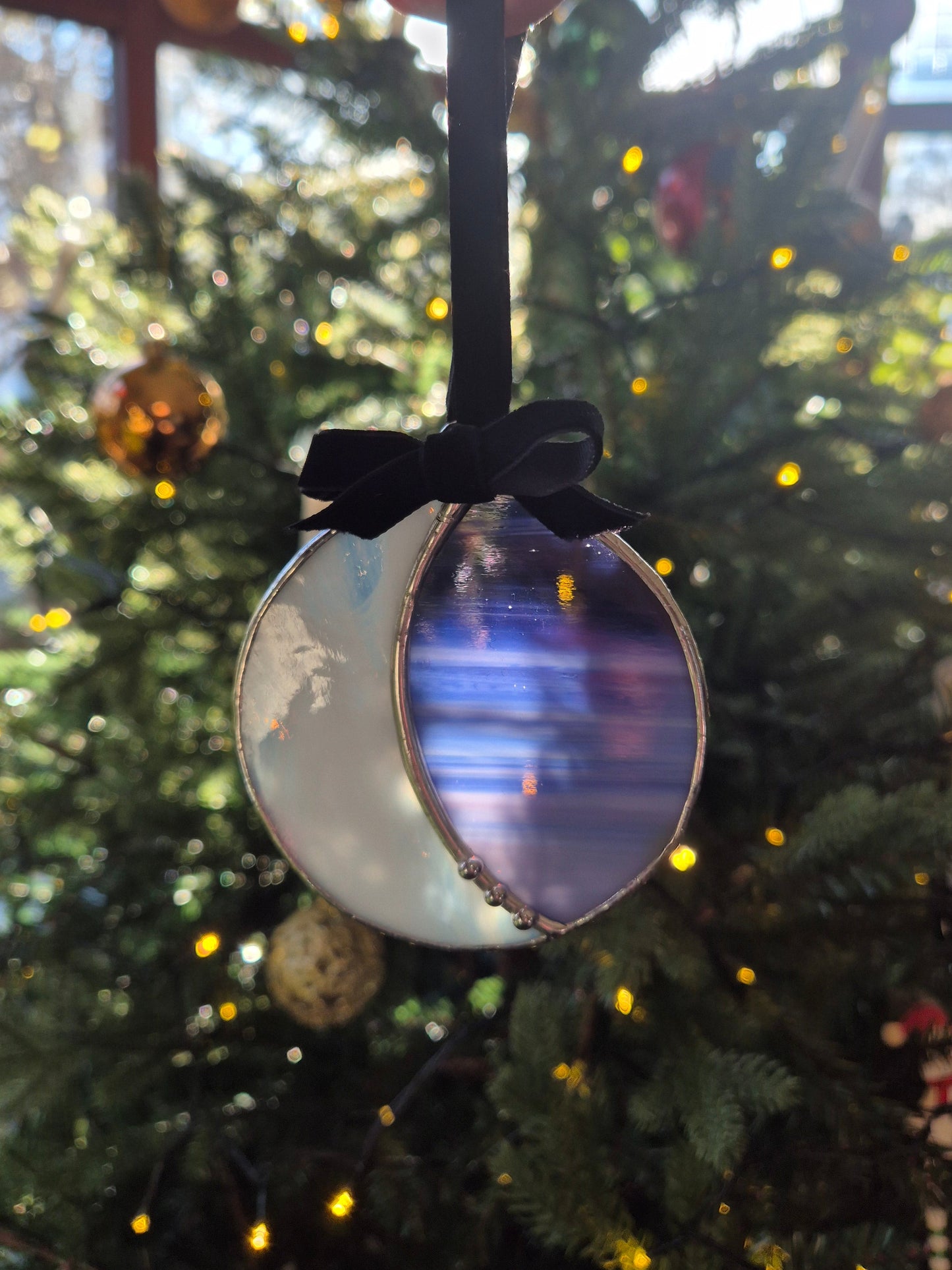 Crescent Moon - Small Hanging Ornament