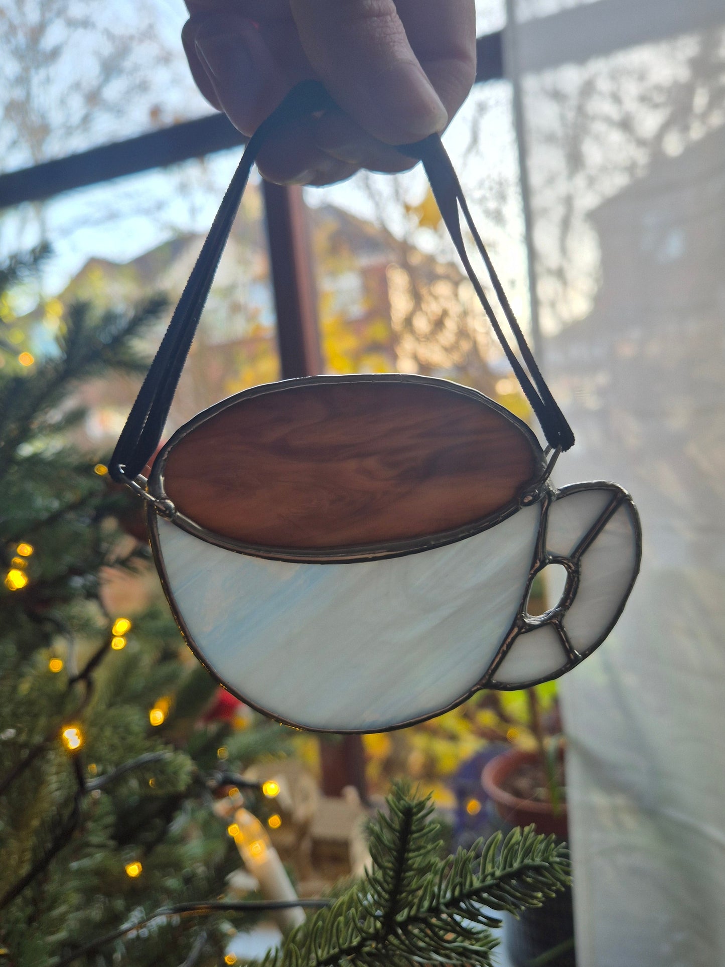 Coffee Cup Hanging Piece - Small