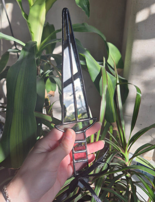 Dagger Hanging Mirrored Piece