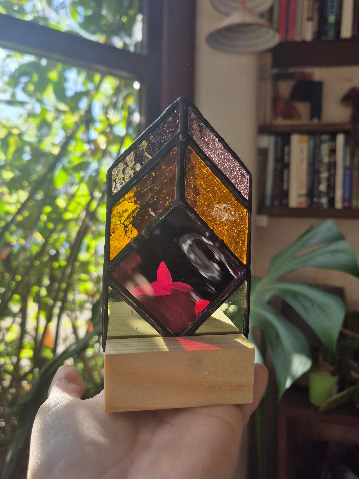 Tea Light Stained Glass