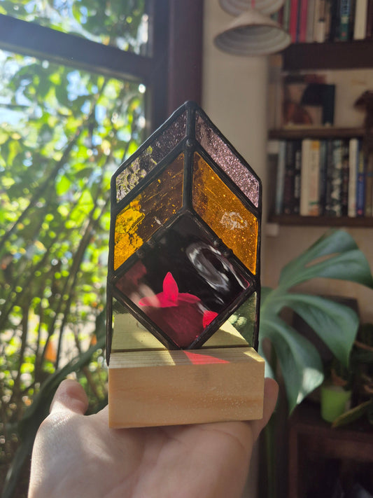 Tea Light Stained Glass